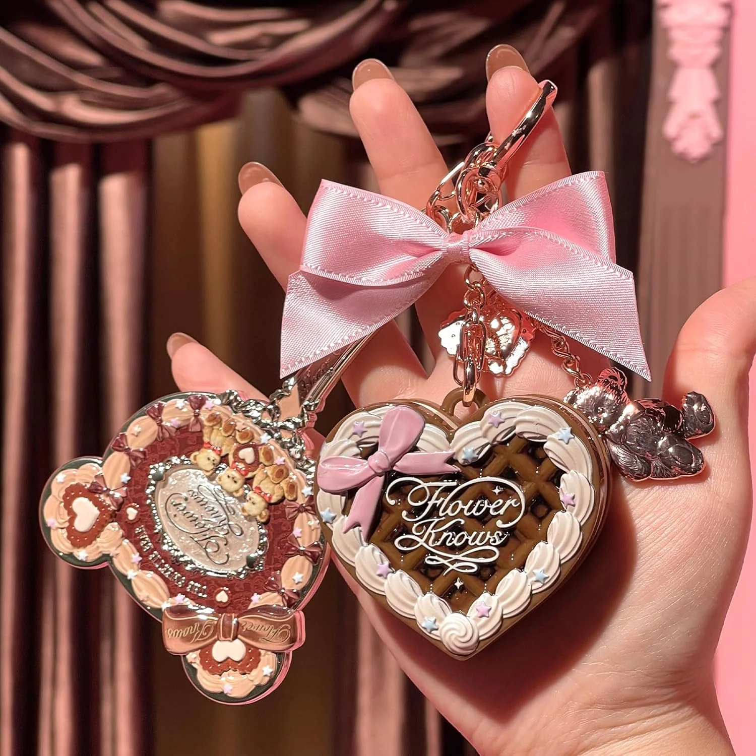 Flower Knows The Sweetie Bear Collection Mini Setting Powder & Charm Set - Image 8