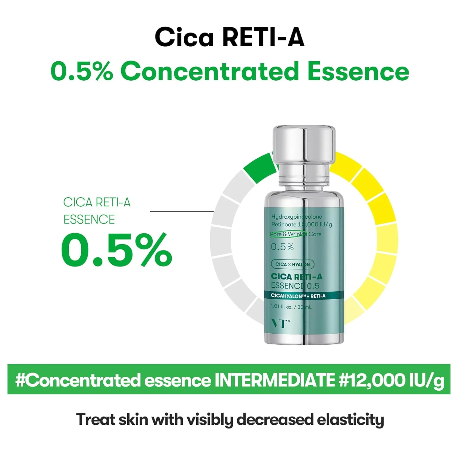 VT Cosmetics Cica Reti-A Essence 0.5 30ml - Image 4