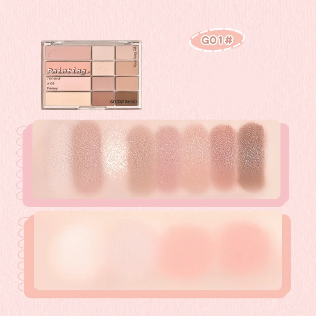 GogoTales Soft Mist Blusher Eyeshadow Palette - Image 2