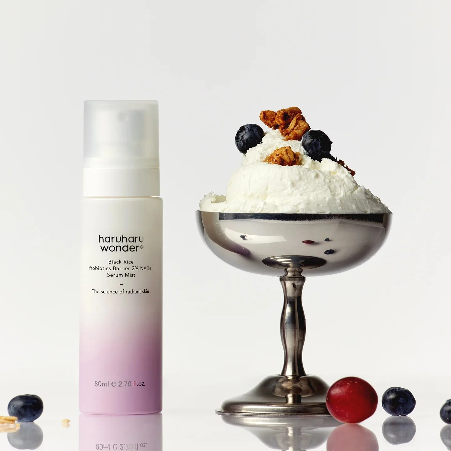 Haruharu Wonder Black Rice Probiotics Barrier NAD+ Serum Mist 80ml - Image 2