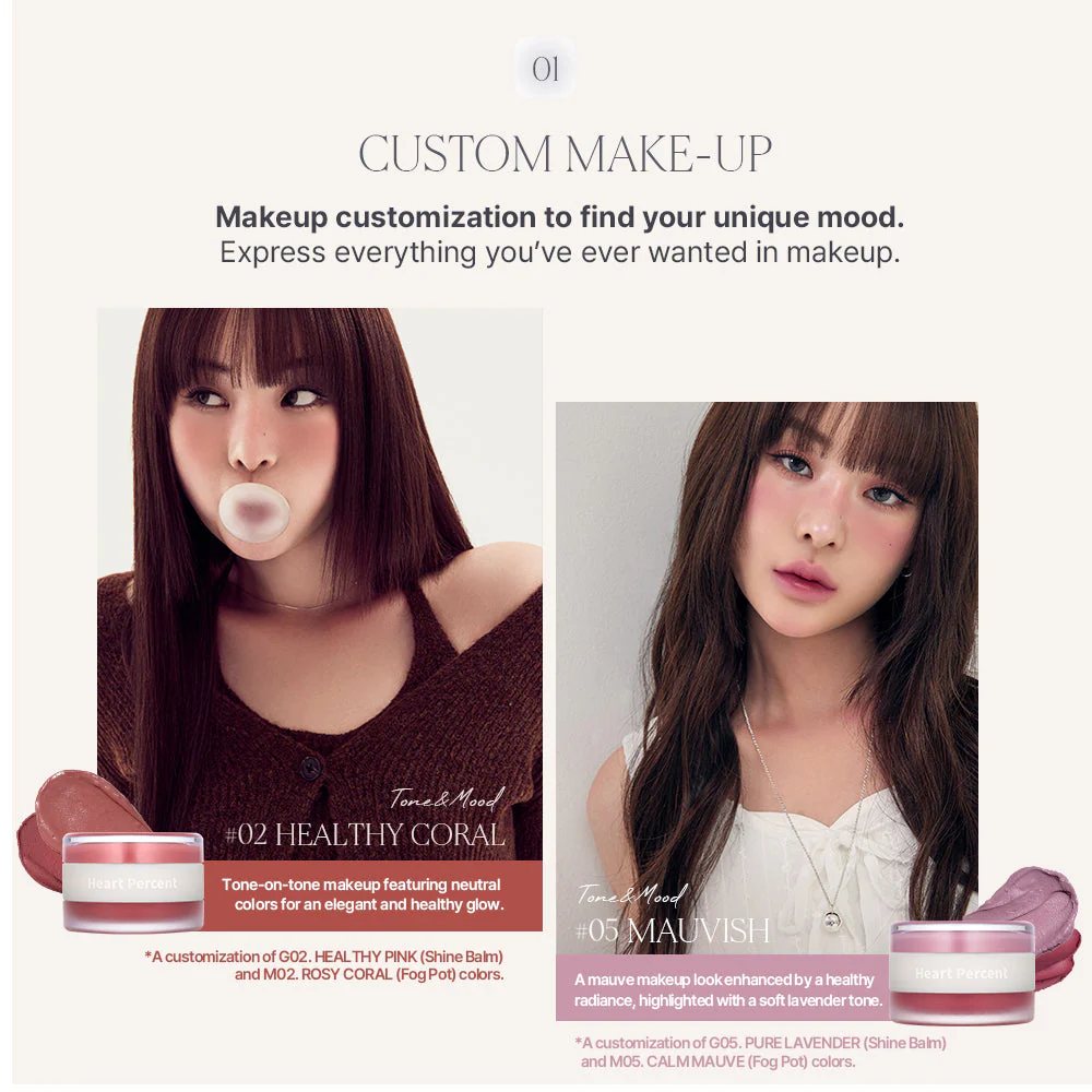 Heart Percent Dote On Mood Custom Lip&Cheek - Image 4