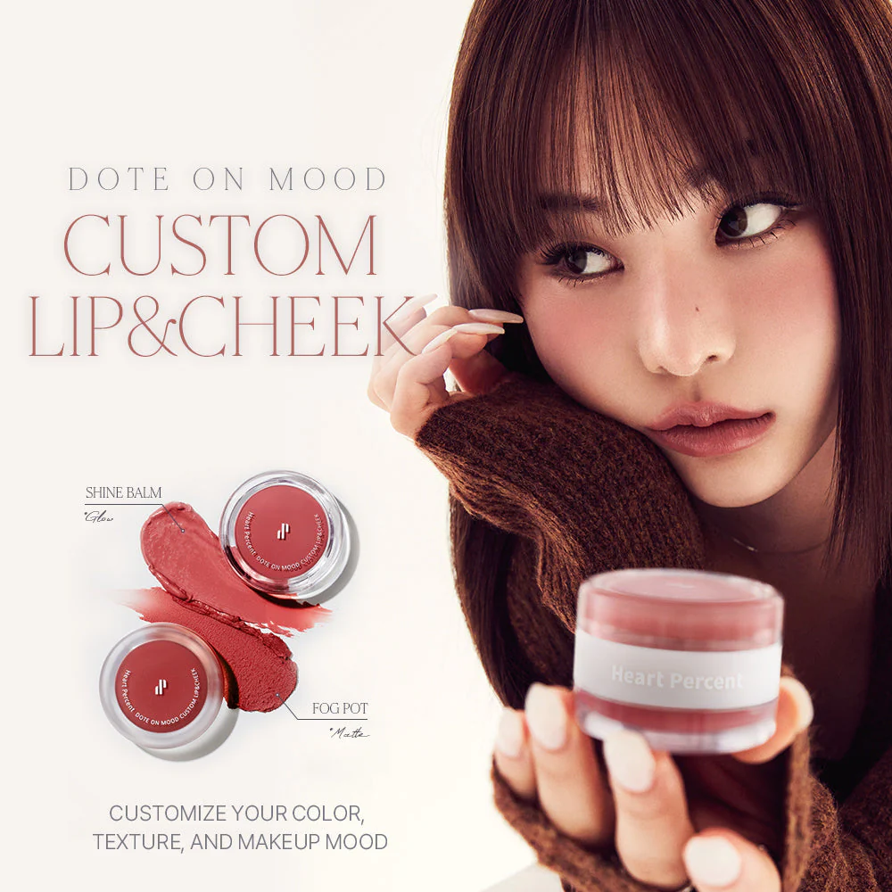 Heart Percent Dote On Mood Custom Lip&Cheek - Image 5