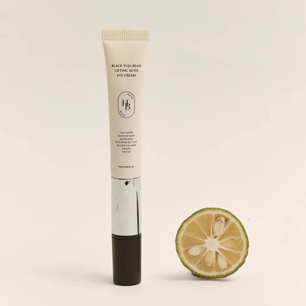 Heveblue Black Yuja Bean Lifting Auto Eye Cream 15ml - Image 3