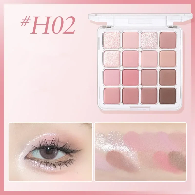 Hold Live Checkered 16-Color Eyeshadow Palette - Image 2