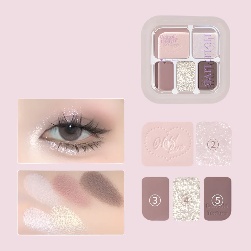 Hold Live Soft Gauze Eye-dotting Eyeshadow Palette - Image 6