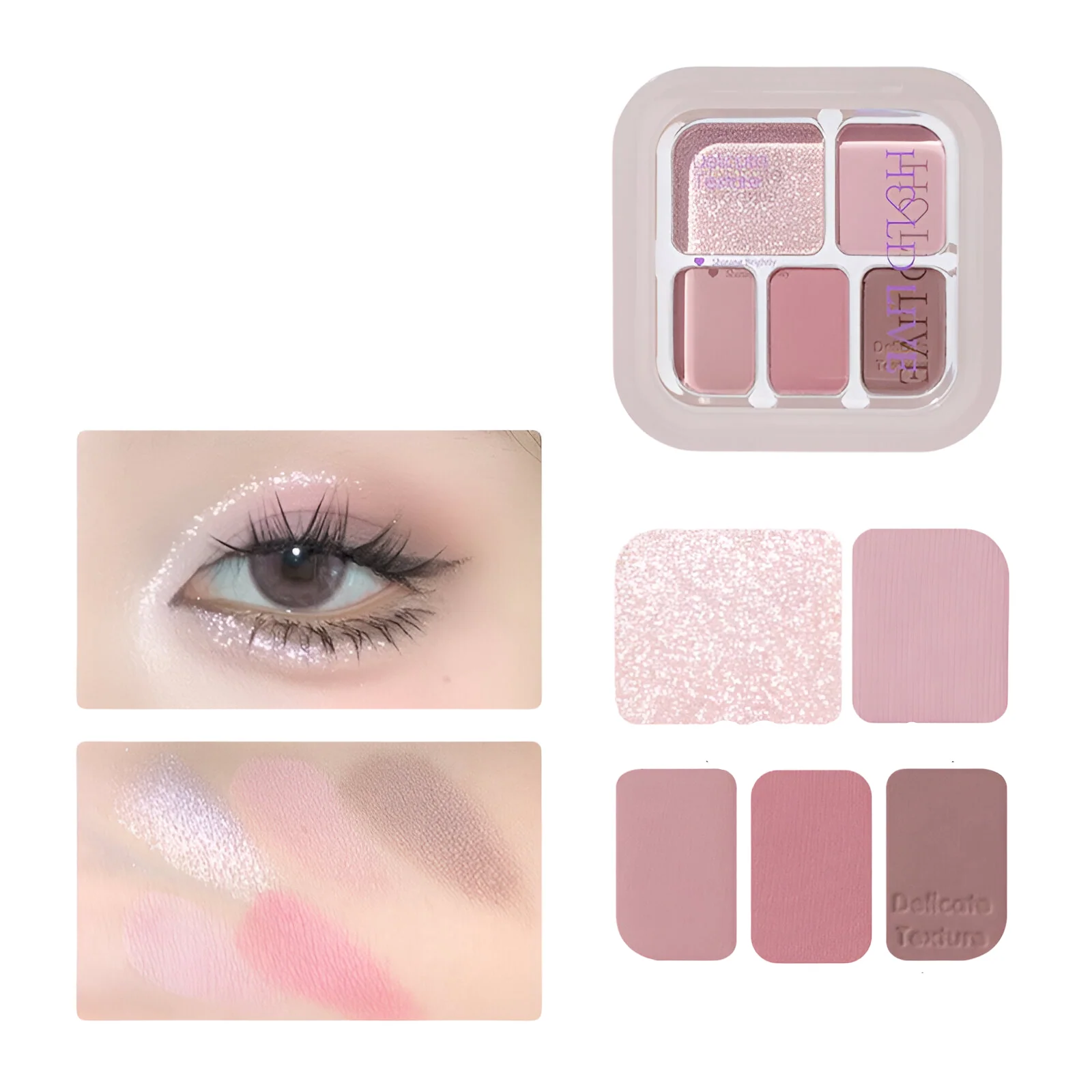 Hold Live Soft Gauze Eye-dotting Eyeshadow Palette - Image 9