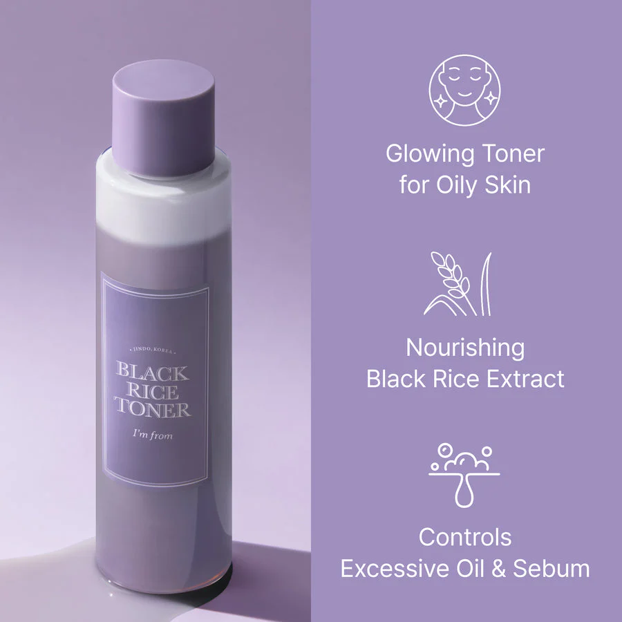 I'm From Black Rice Toner 150ml - Image 3