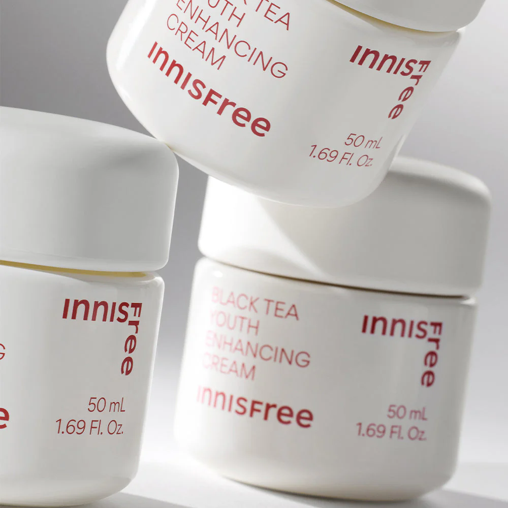 Innisfree Black Tea Enhancing Cream 50ml - Image 3