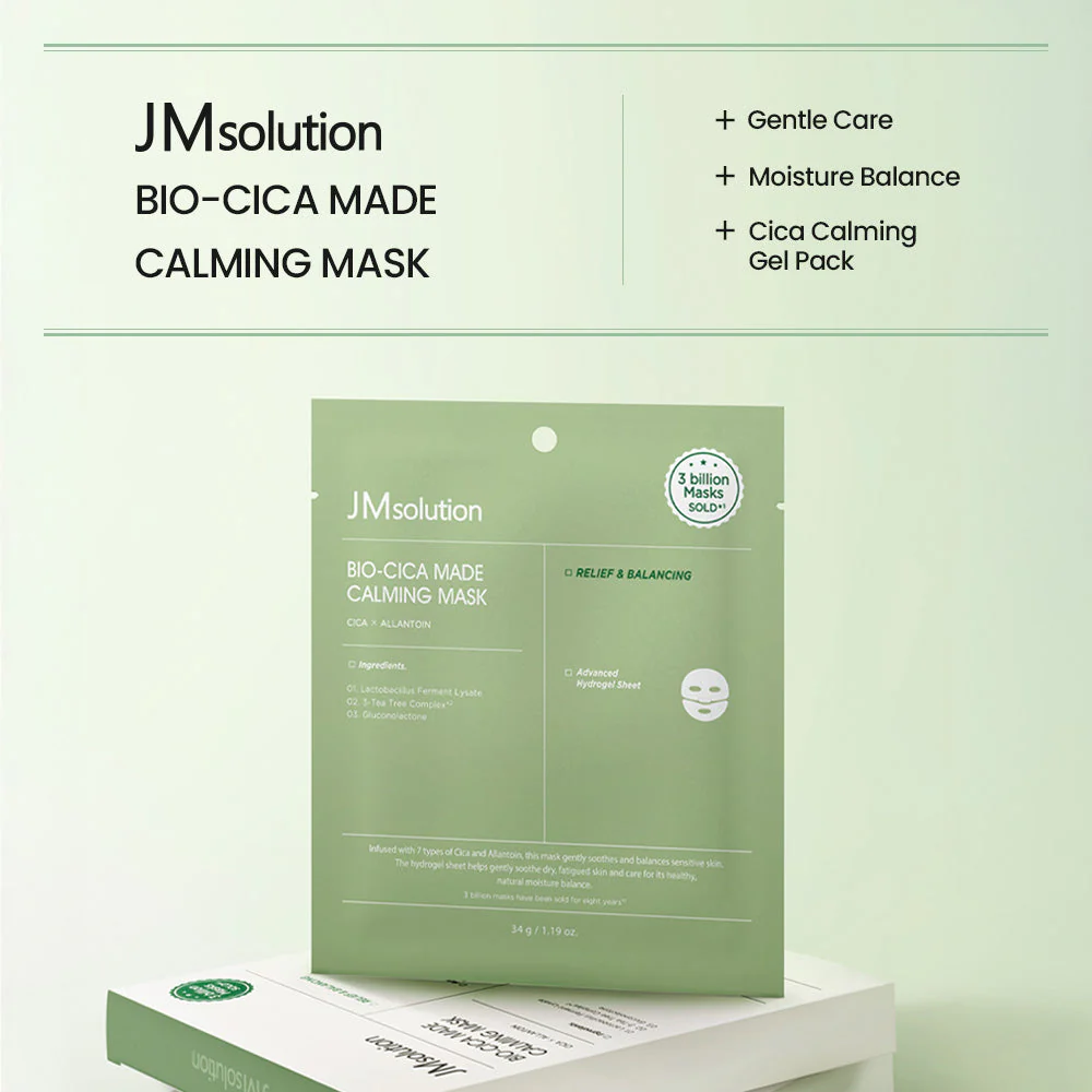 JM Solution Bio-Cica Made Calming Mask 1Pc - Image 2