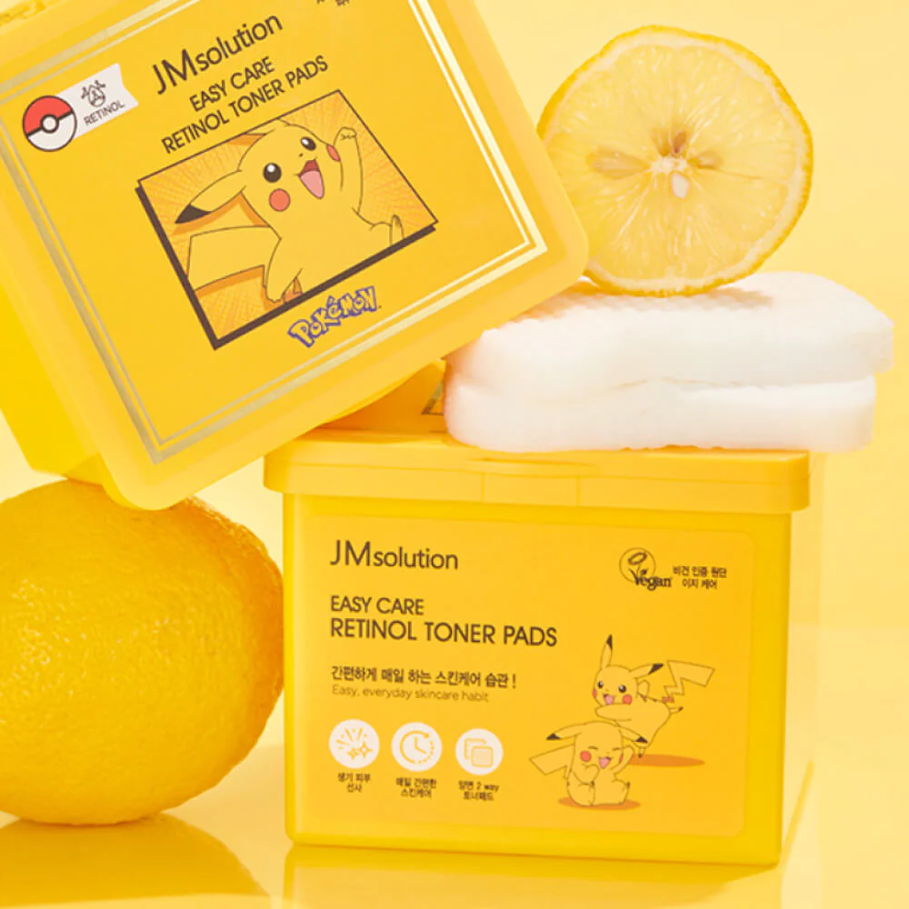 JM Solution Easy Care Retinol Toner Pads X Pokemon Pikachu 200ml 70pcs - Image 3
