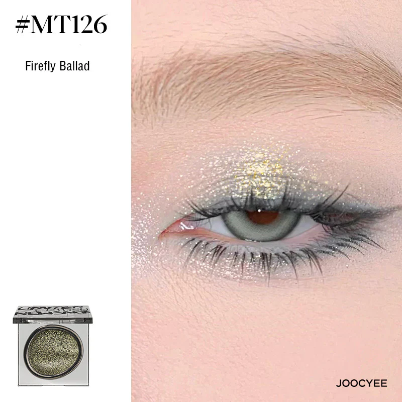 Joocyee New Eyes Series Matte & Pearlescent Eyeshadow M110 Leather Black - Image 4
