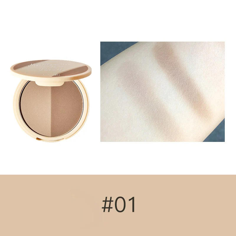 Judydoll Two-Colour Face Contour Powder Palette Bronzer - Image 5