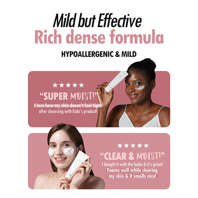 KAHI Seoul Cream Cleansing Foam 80ml - Image 3