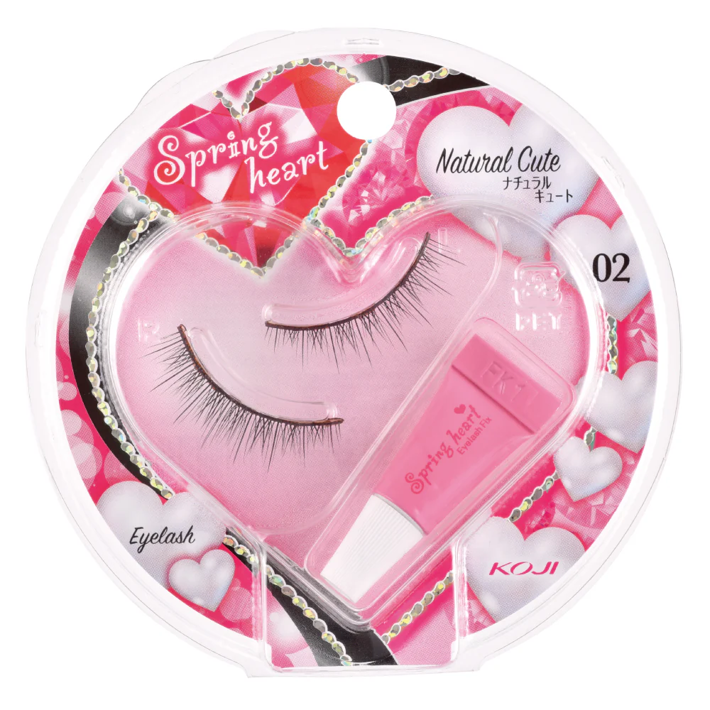 Koji Spring Heart False Eyelashes - Image 2