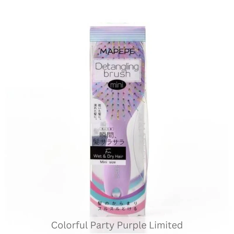 Mapepe Detangling Brush Mini Colorful Party - Image 3