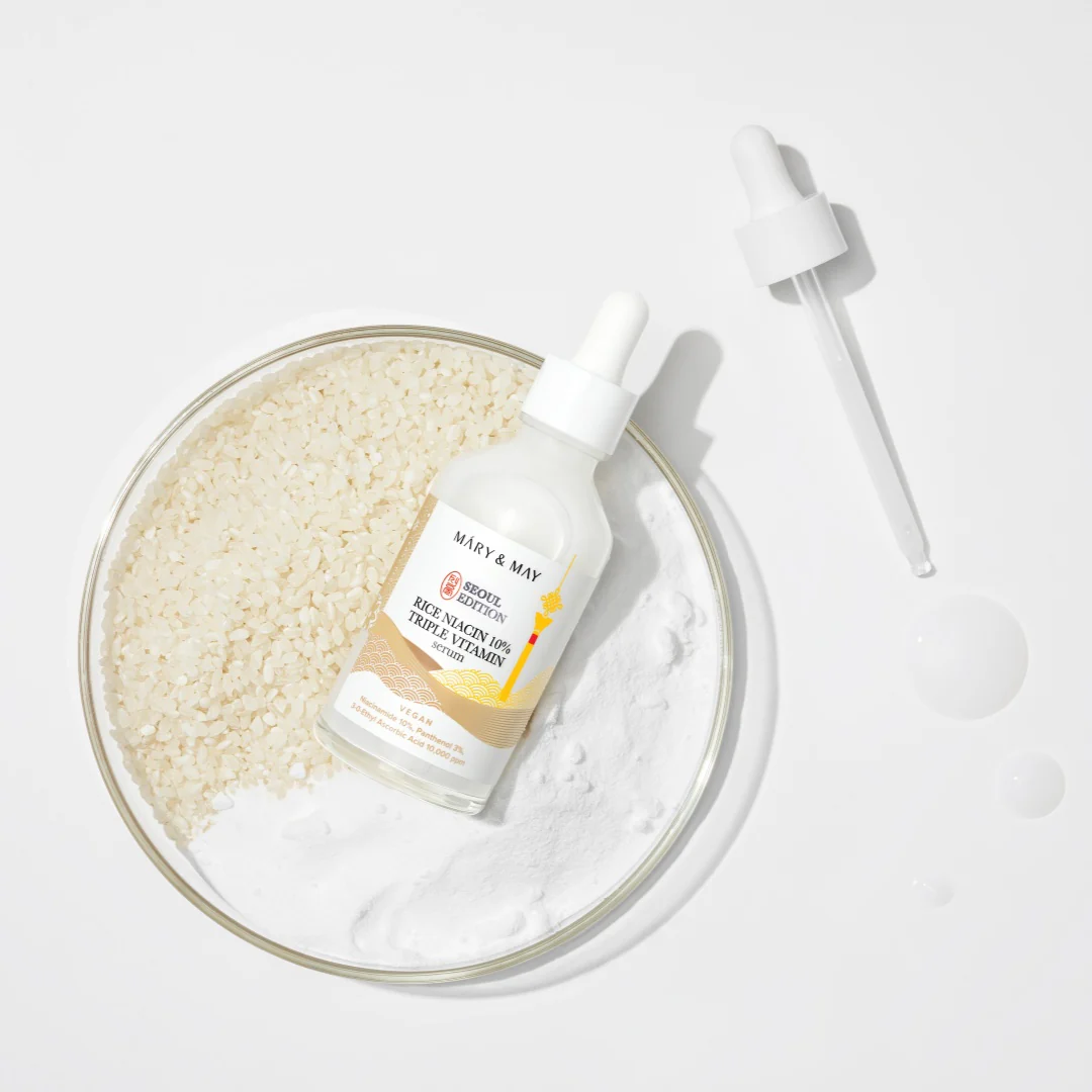Mary&May Rice Niacin 10% Triple Vitamin Serum 80ml - Image 3