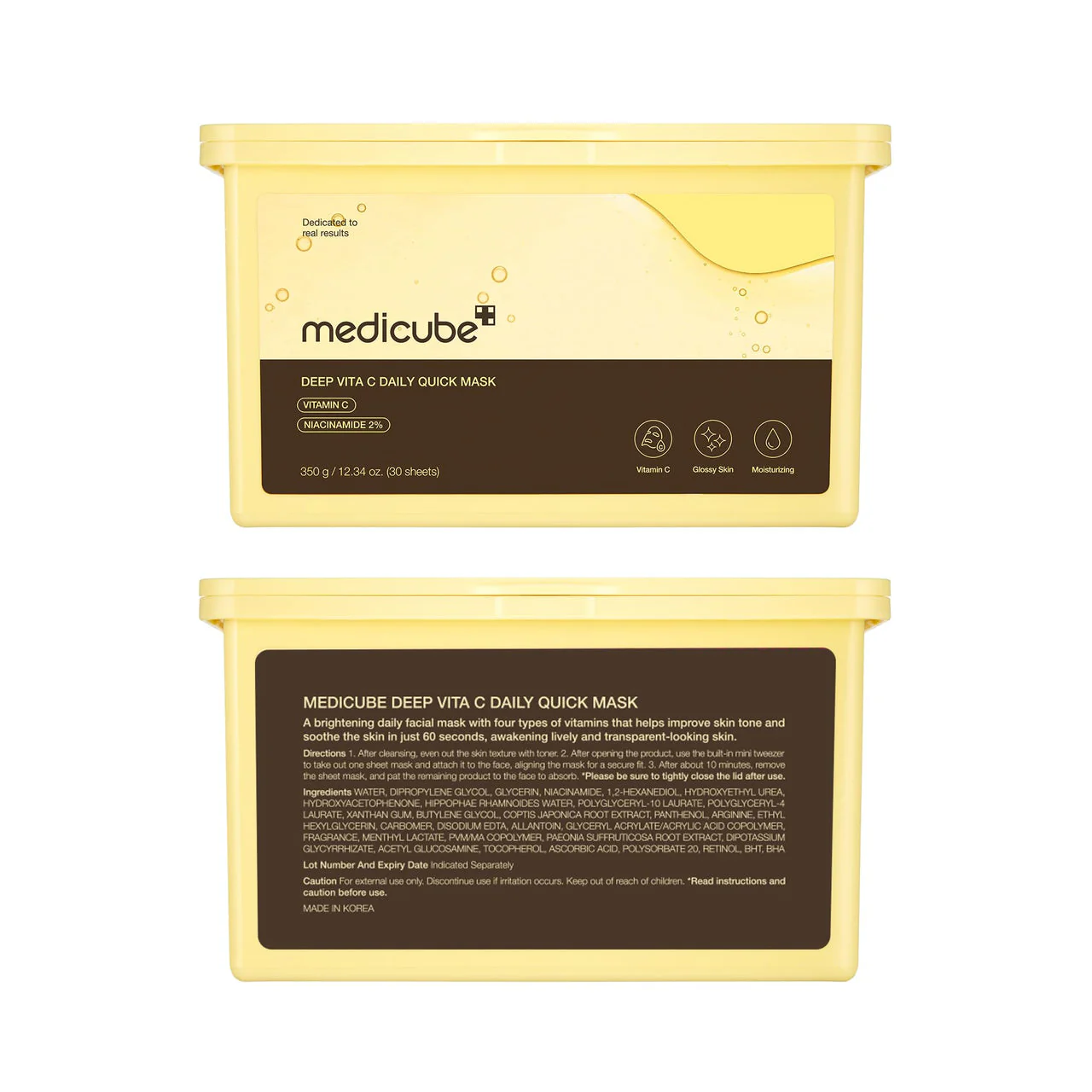 Medicube Deep Vita C Daily Quick Mask 30Pcs - Image 3