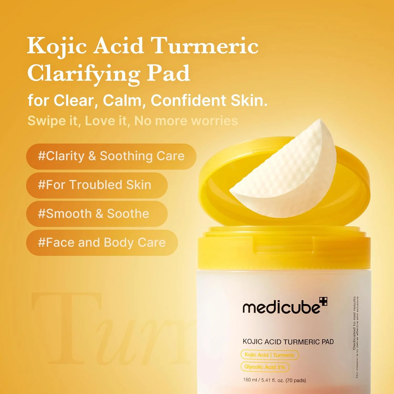 Medicube Kojic Acid Turmeric Pad 70 Pads - Image 3