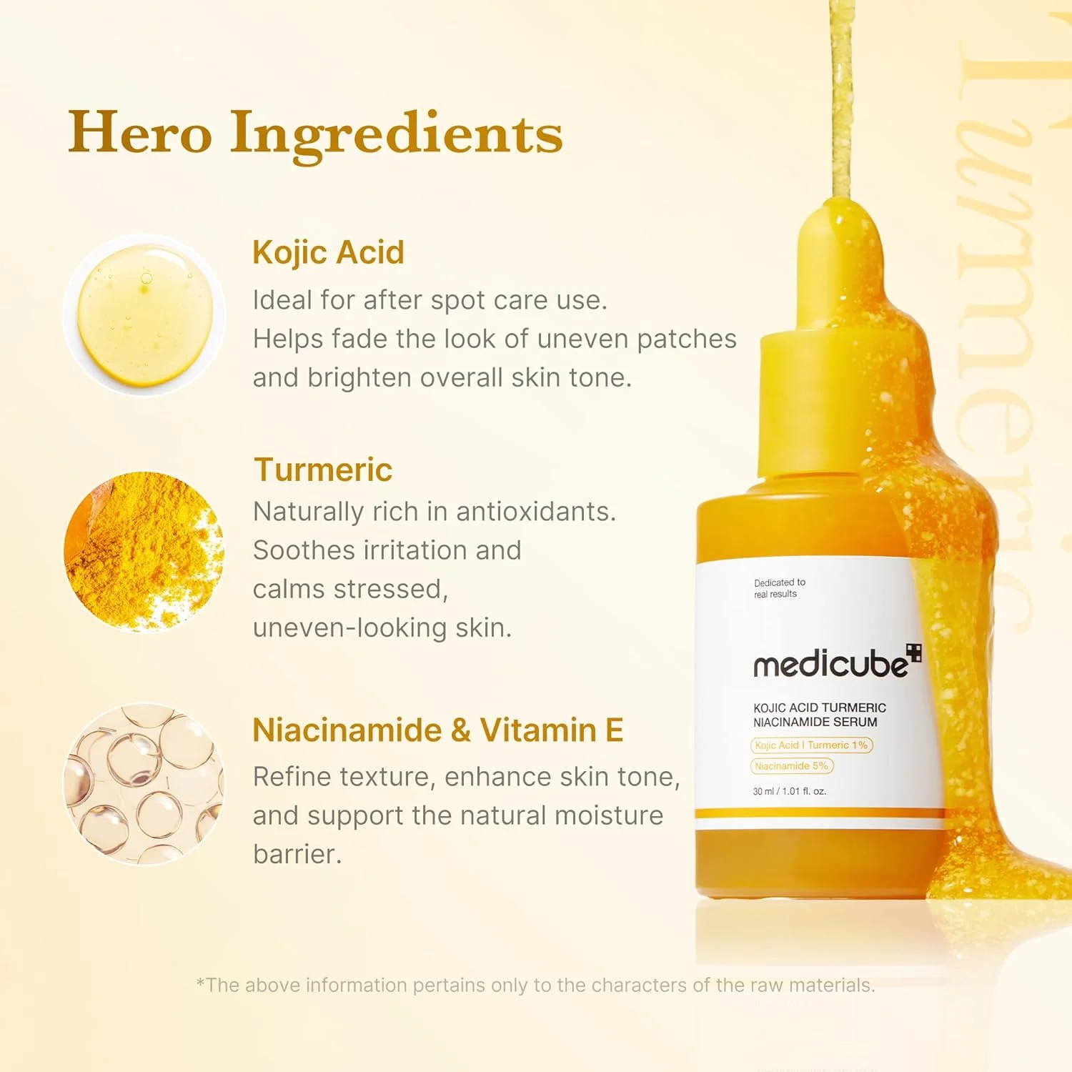 Medicube Kojic Acid Turmeric Niacinamide Serum 30ml - Image 2