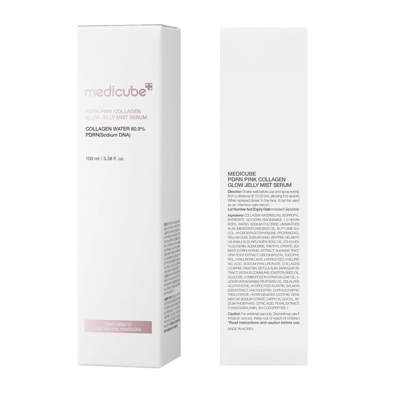 Medicube Pdrn Pink Collagen Glow Jelly Mist Serum 100ml - Image 4