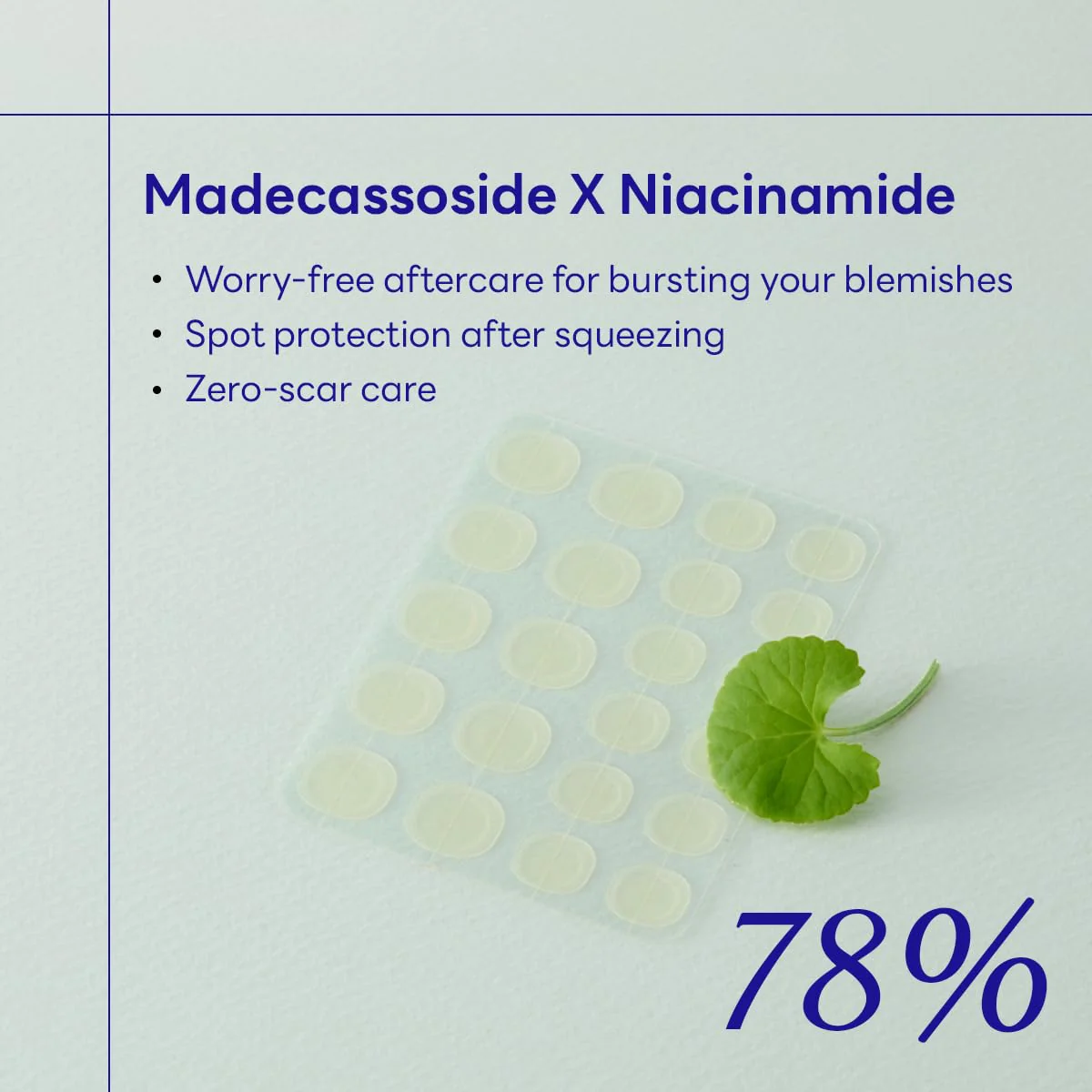 Mediheal Derma Clear Madecassoside Blemish Spot Patch 2Pouch - Image 4