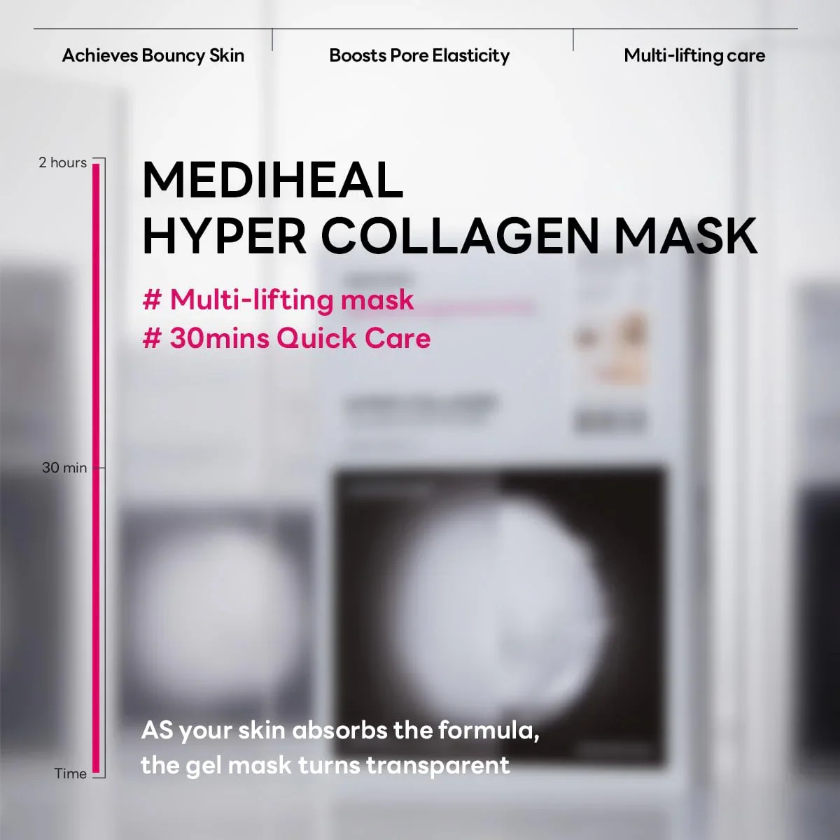 Mediheal Hyper Collagen Mask 1pcs - Image 2