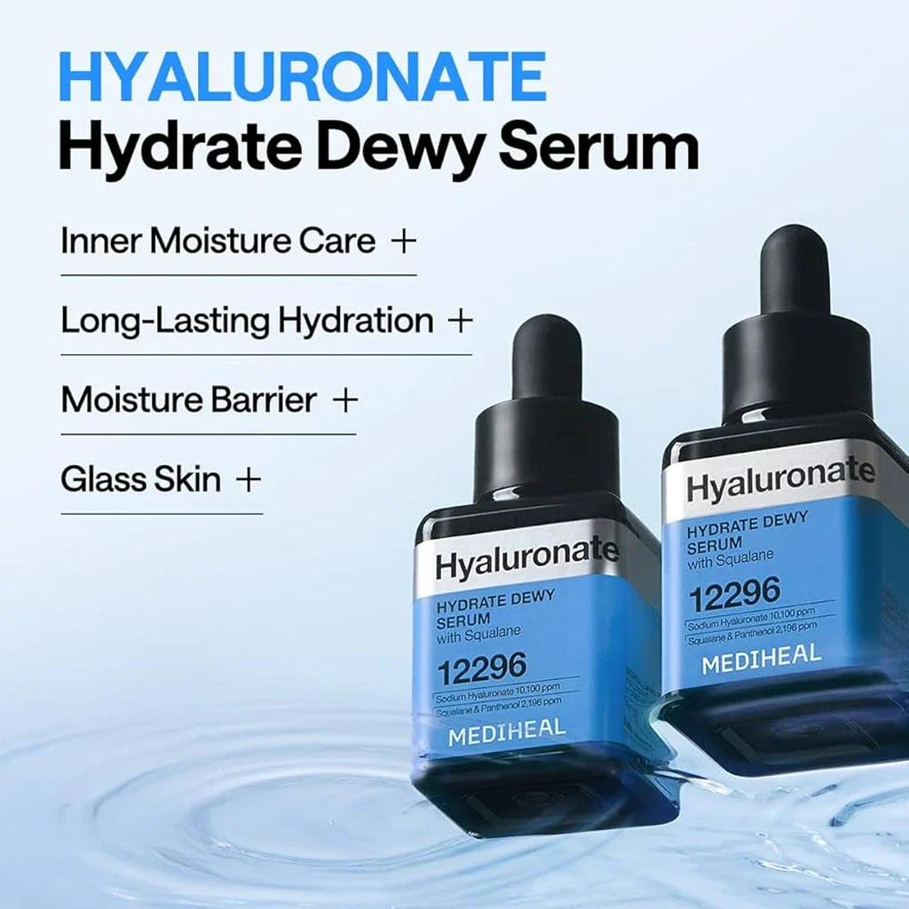 Mediheal Low Molecular Hyaluronate Hydrate Dewy Serum 40ml - Image 2