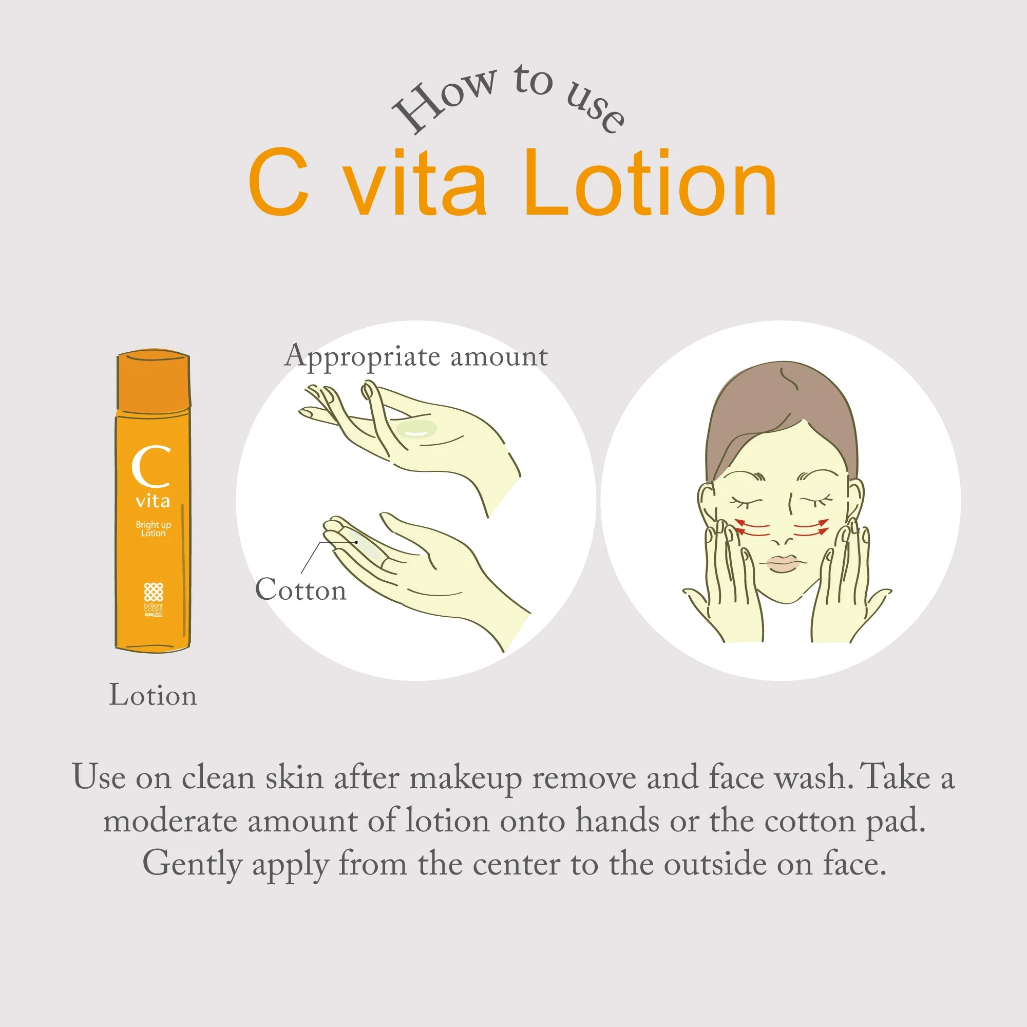 Meishoku C vita Bright up Lotion 150ml - Image 5