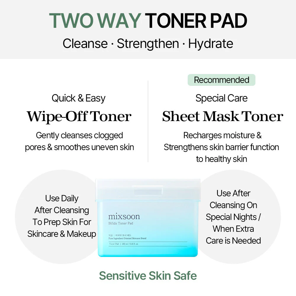 Mixsoon Bifida Toner Pad 120pcs - Image 3