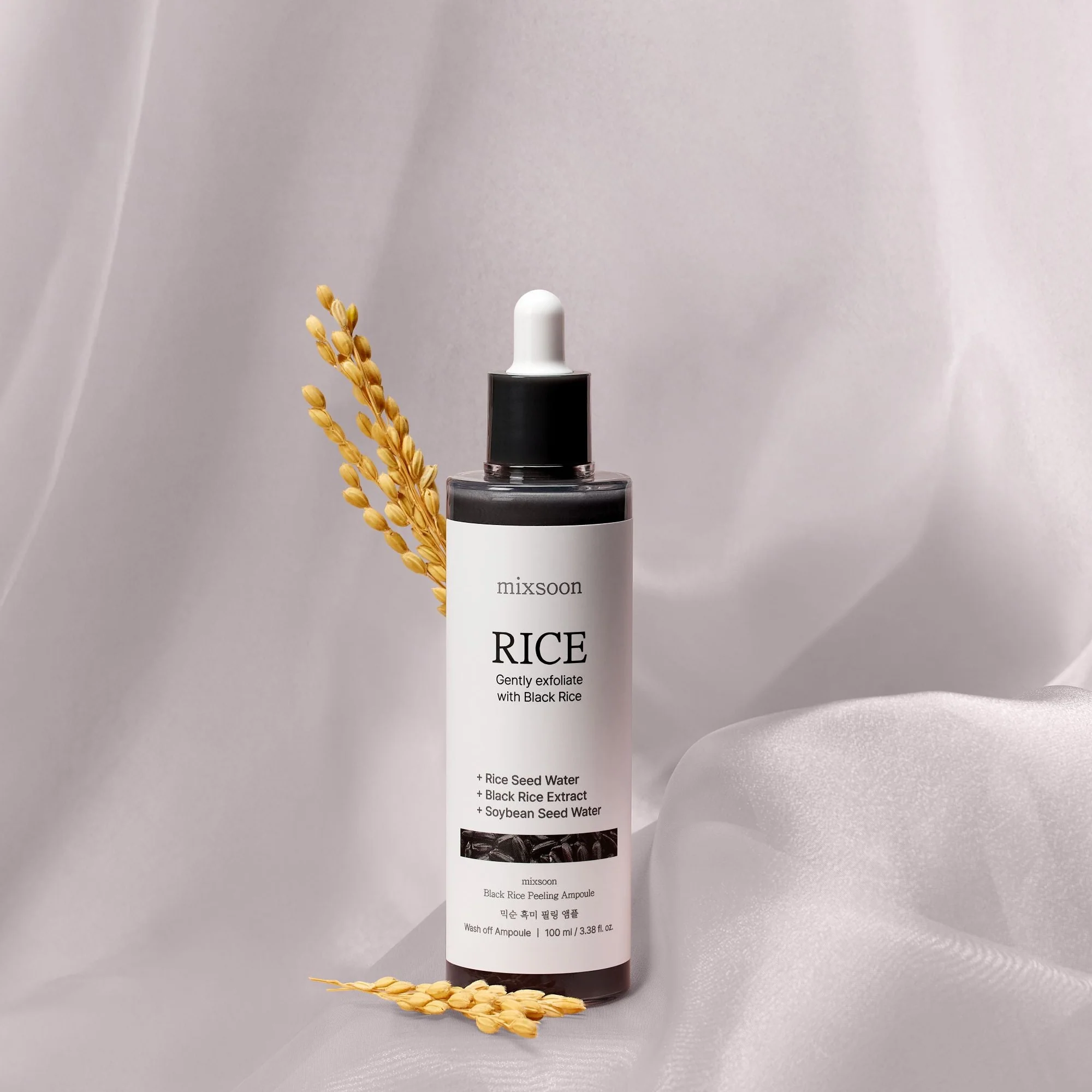Mixsoon Black Rice Peeling Ampoule 100ml - Image 2