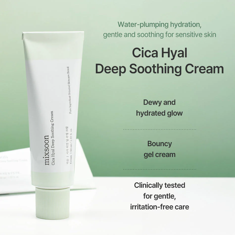 Mixsoon Cica Hyal Deep Soothing Cream 50ml - Image 2