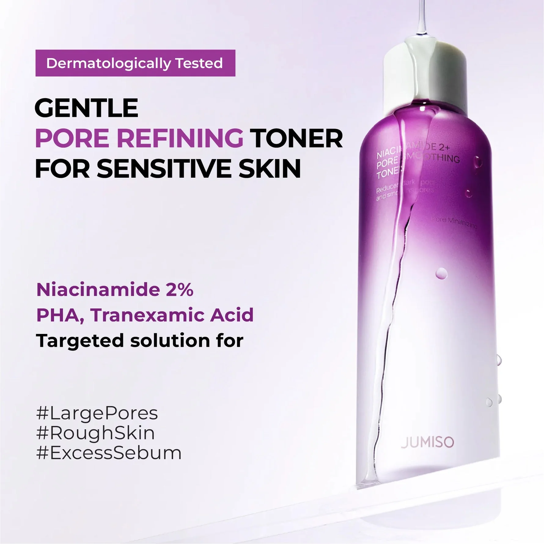 Jumiso Niacinamide 2+ Pore Smoothing Toner 205ml - Image 2