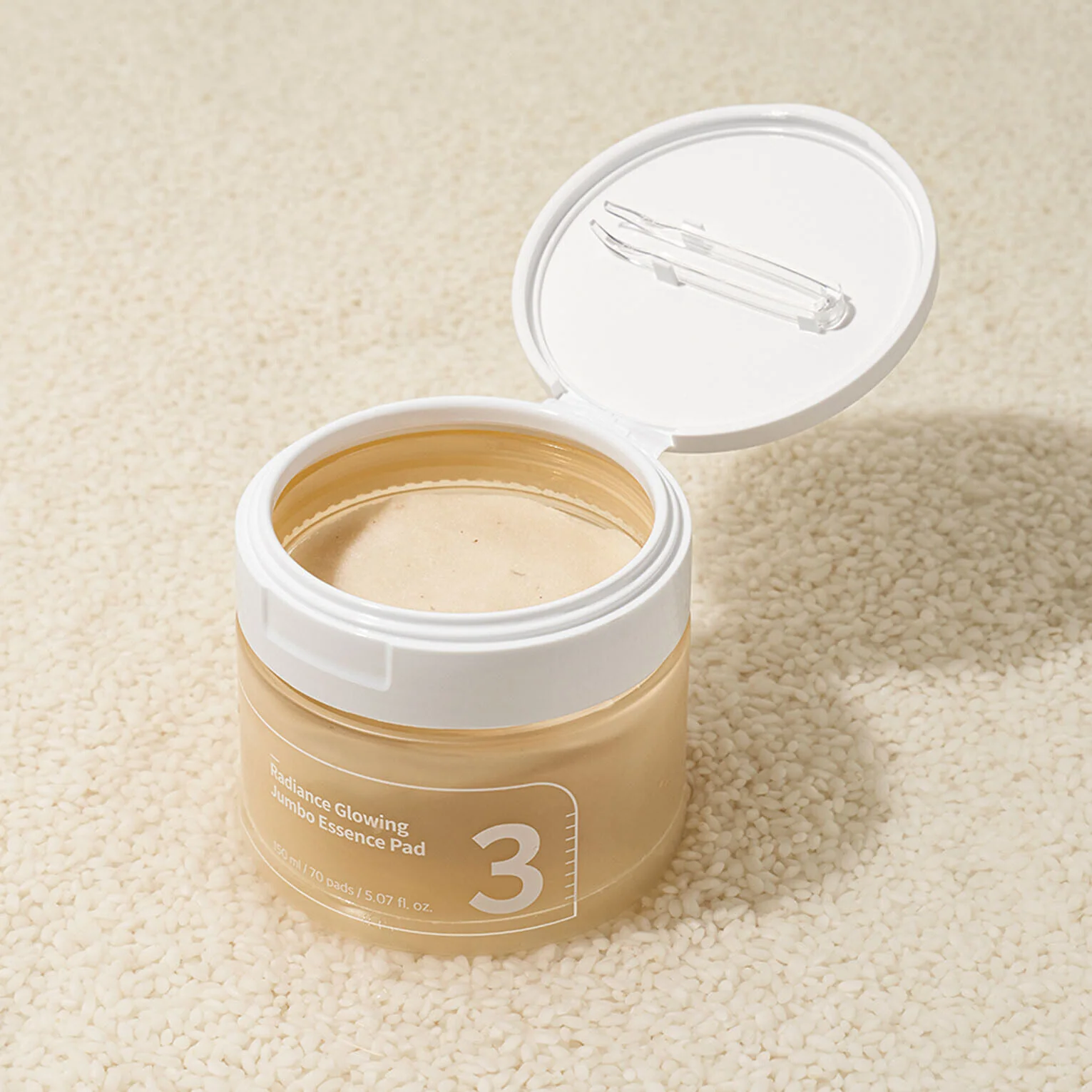 Numbuzin No.3 Radiance Glowing Jumbo Essence Pad 70ea - Image 3