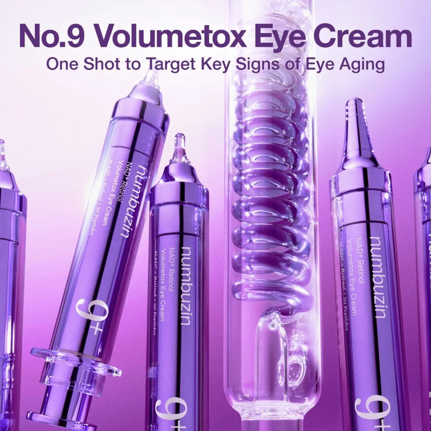 Numbuzin No.9 Nad+ Retinol Volumetox Eye Cream 10ml - Image 4