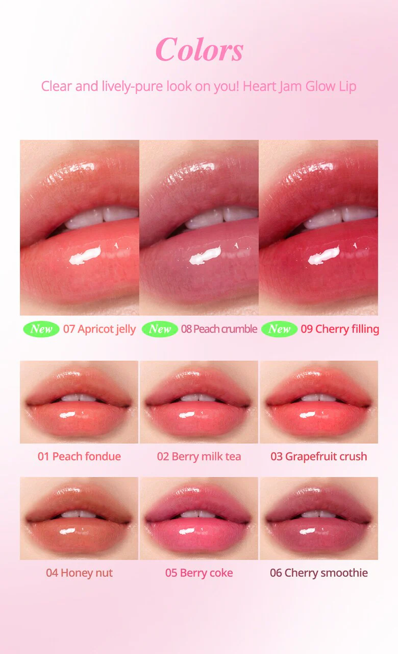 Peripera Heart Jam Glow Lip - Image 4