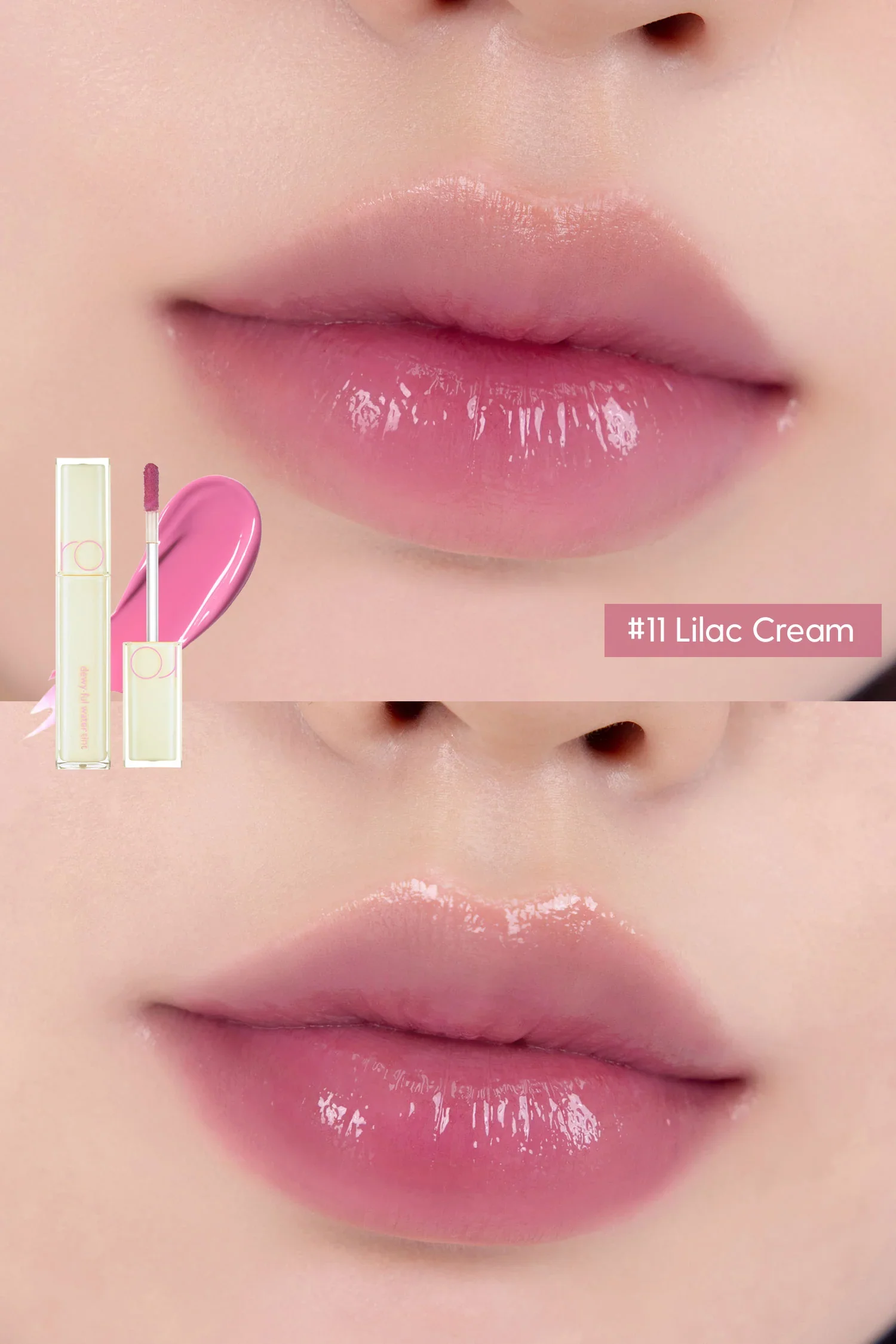 Rom&nd Dewyful Water Tint 11 Lilac Cream - Image 2