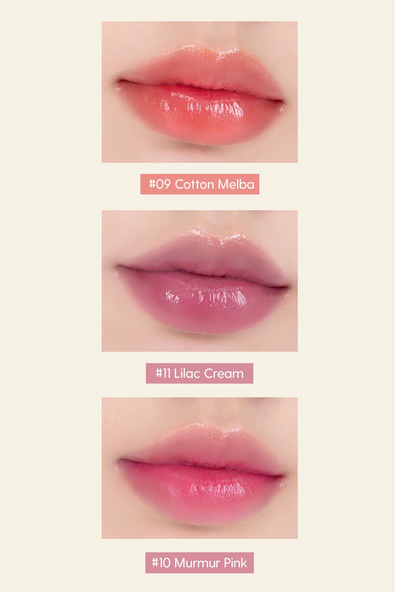 Rom&nd Dewyful Water Tint 11 Lilac Cream - Image 4