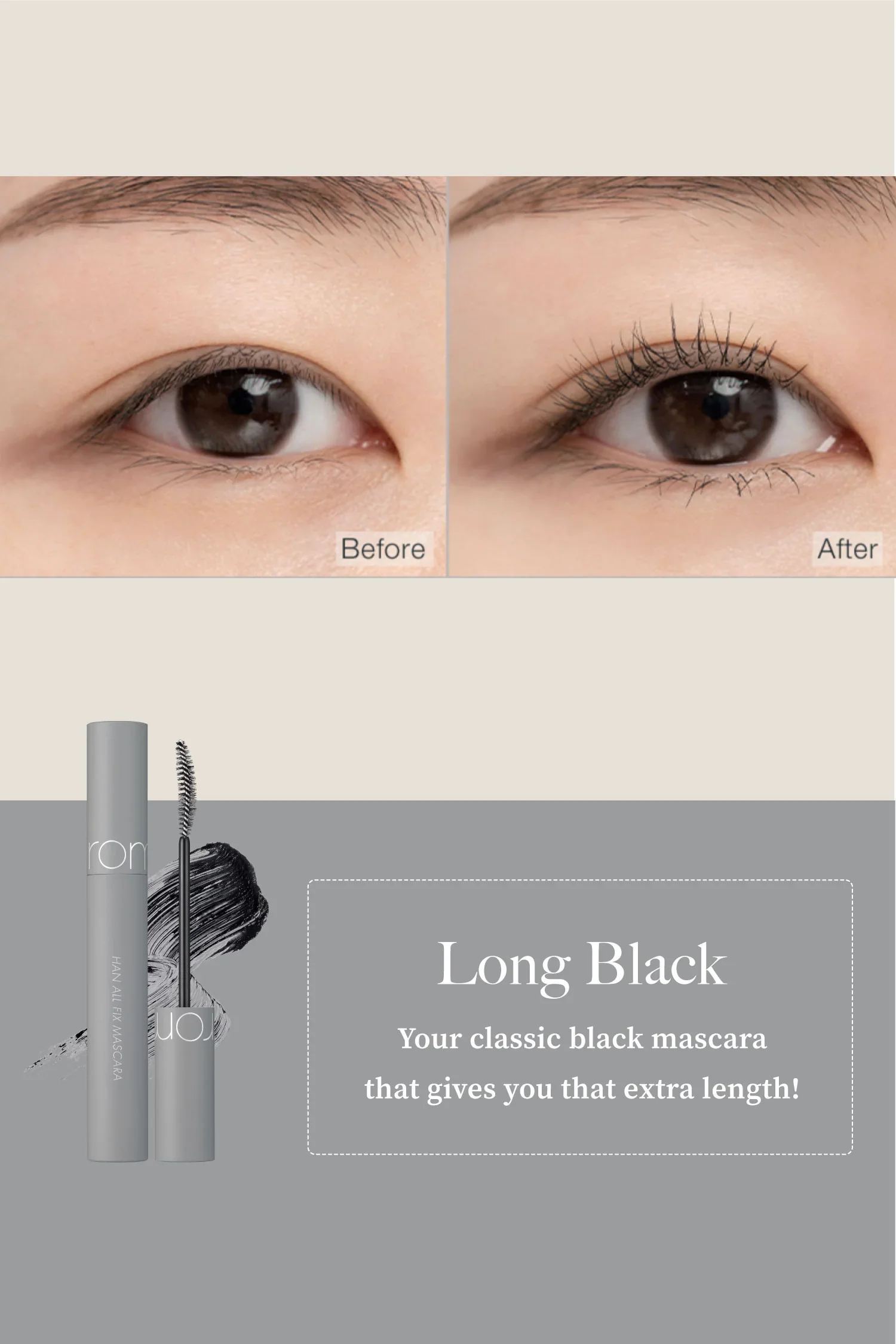 Rom&nd Han All Fix Mascara 7g - Image 5