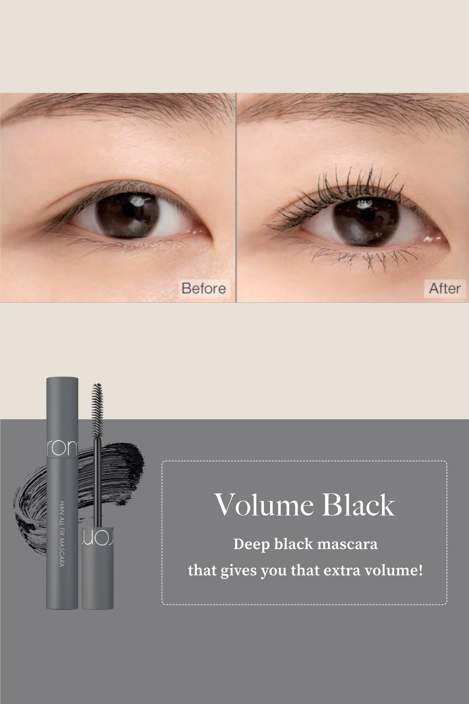 Rom&nd Han All Fix Mascara 7g - Image 8
