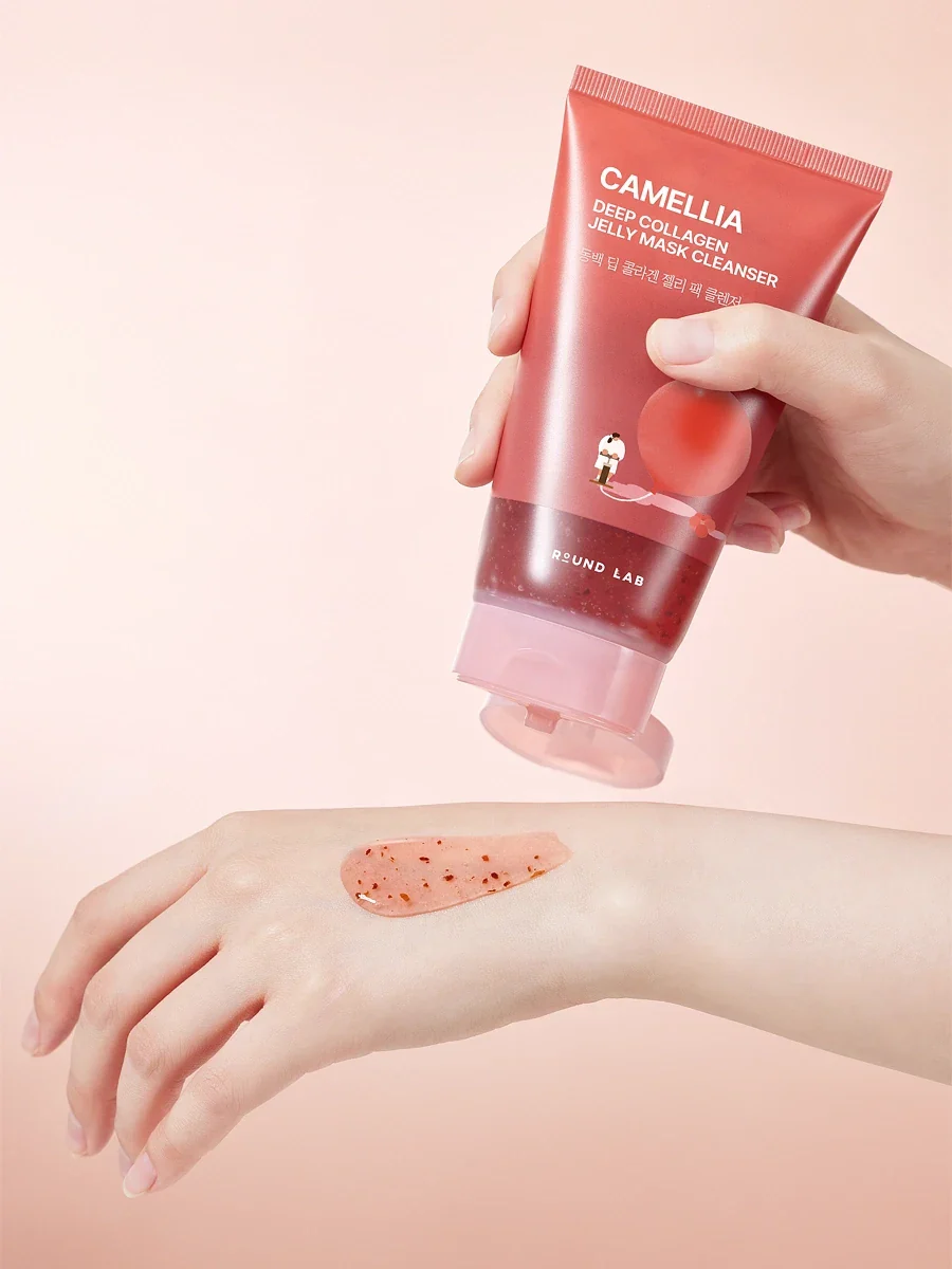 Round Lab Camellia Deep Collagen Jelly Mask Cleanser 150ml - Image 3