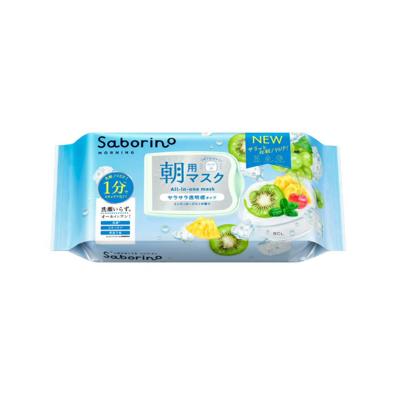 Saborino Morning Facial Sheet Mask N Cool Mint - Image 2