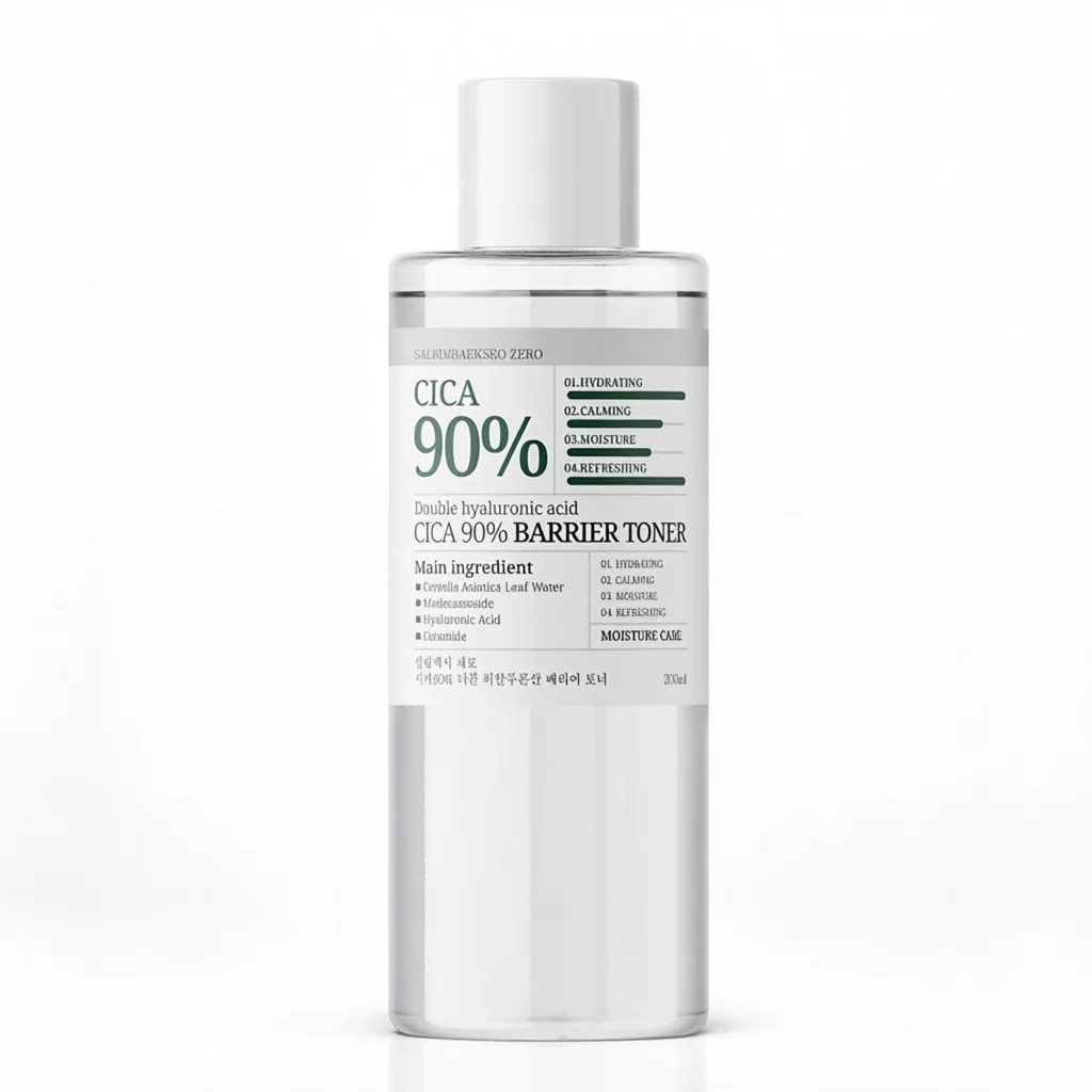 Salrim Baekseo Double Hyaluronic Acid Cica 90% Barrier Toner 200ml