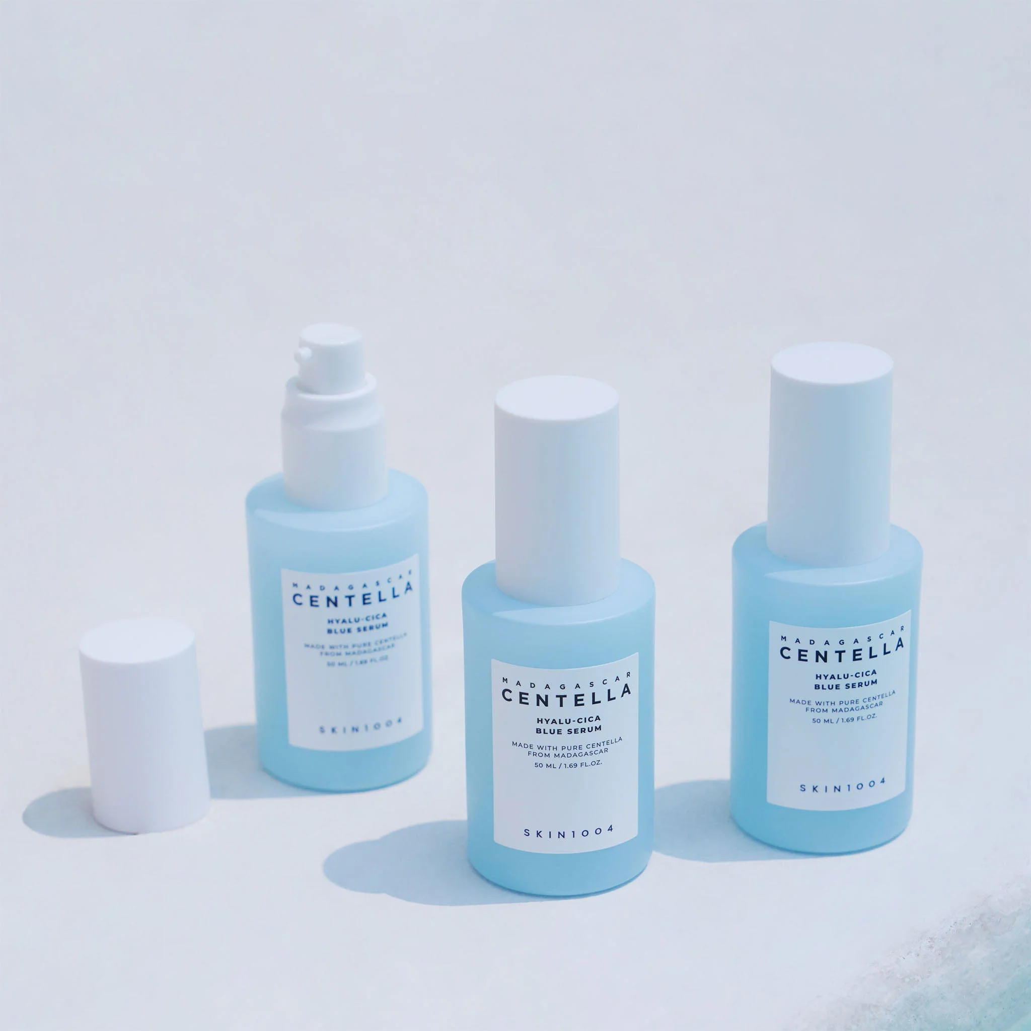 Skin1004 Madagascar Centella Hyalu-Cica Blue Serum - Image 5