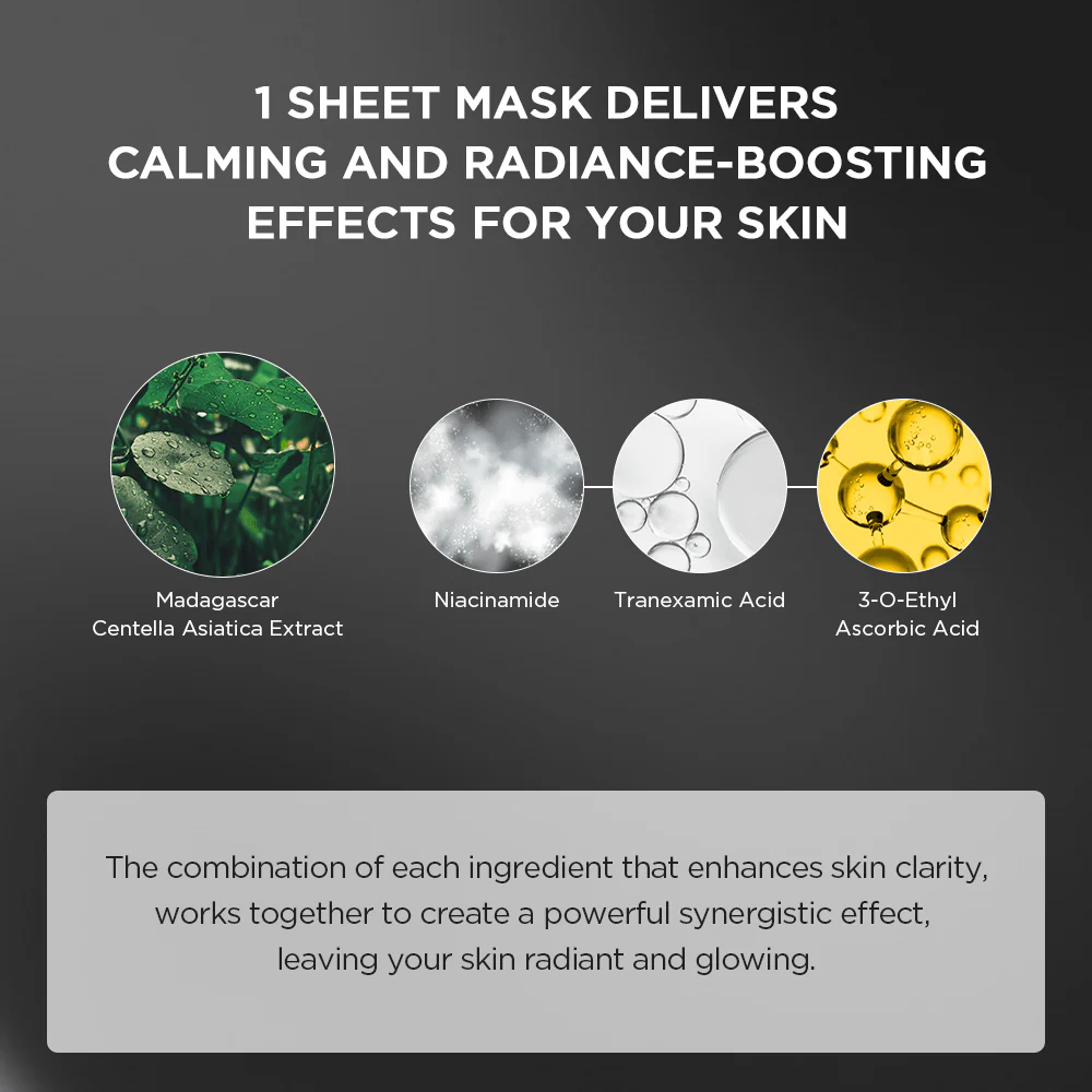 Skin1004 Madagascar Centella Tone Brightening Glow Mask 1pcs - Image 6