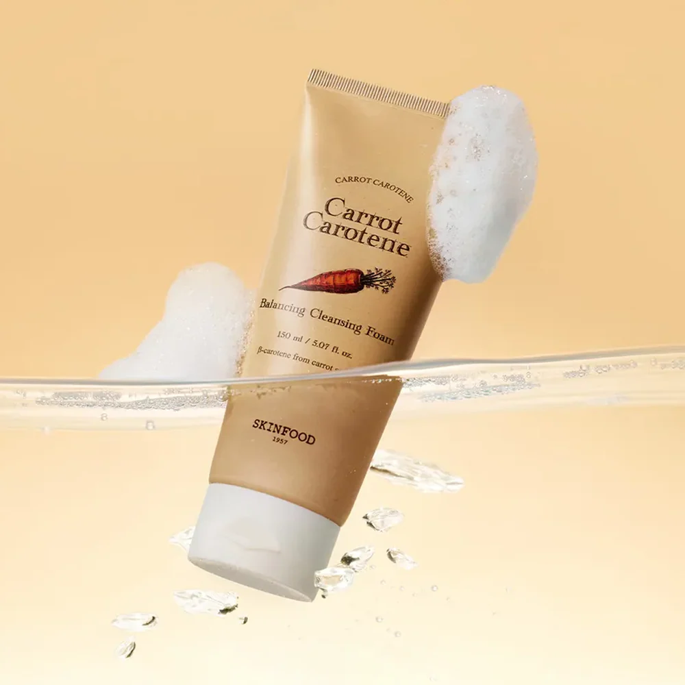 Skinfood Carrot Carotene Balancing Cleansing Foam 150ml - Image 2