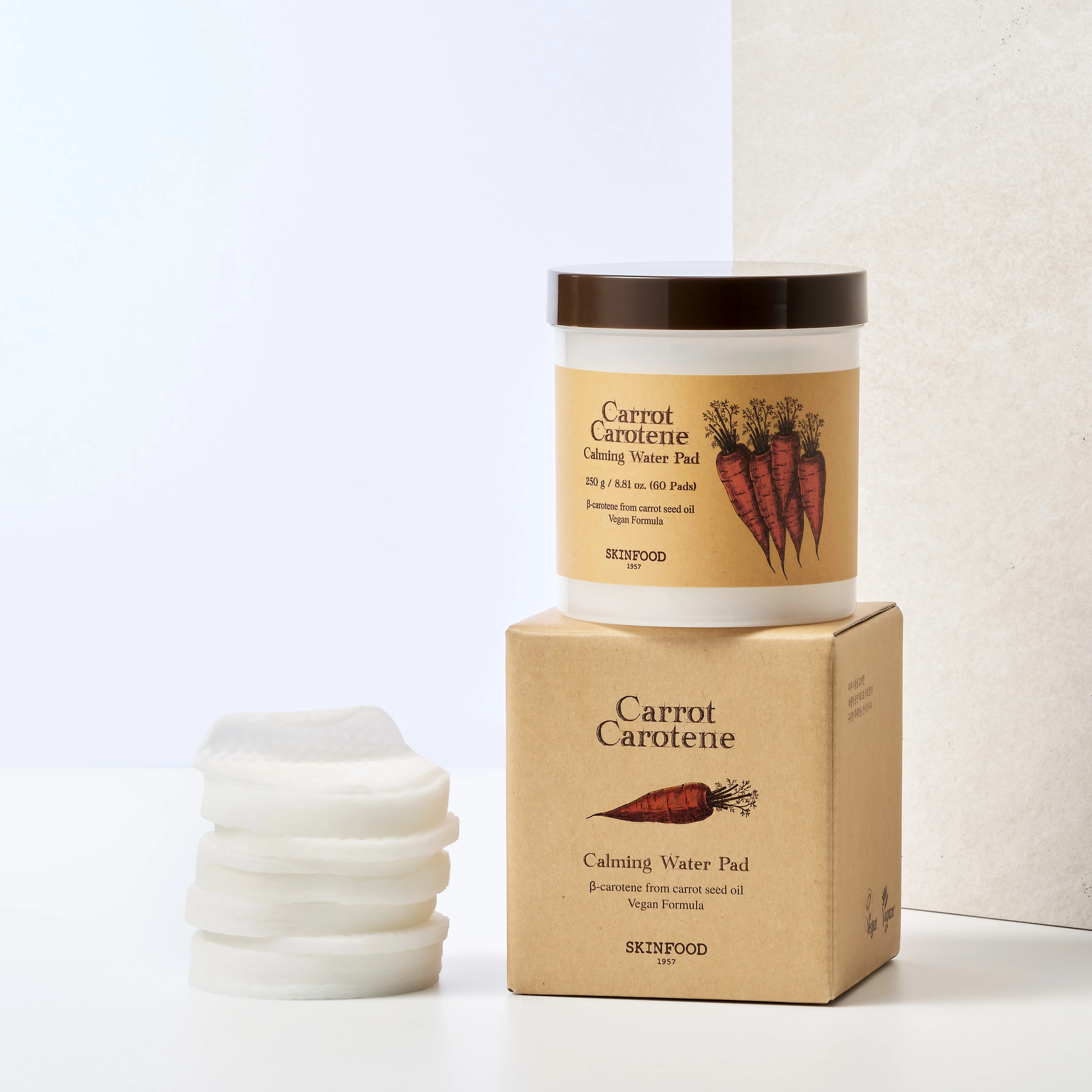 Skinfood Carrot Carotene Calming Water Pad Special Plus Set - Image 2