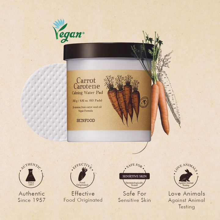 Skinfood Carrot Carotene Calming Water Pad Special Plus Set - Image 3