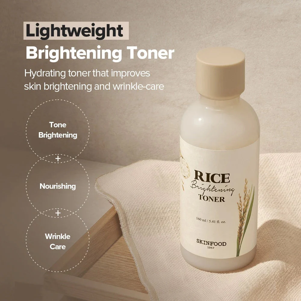Skinfood Rice Brightening Toner 160ml - Image 4