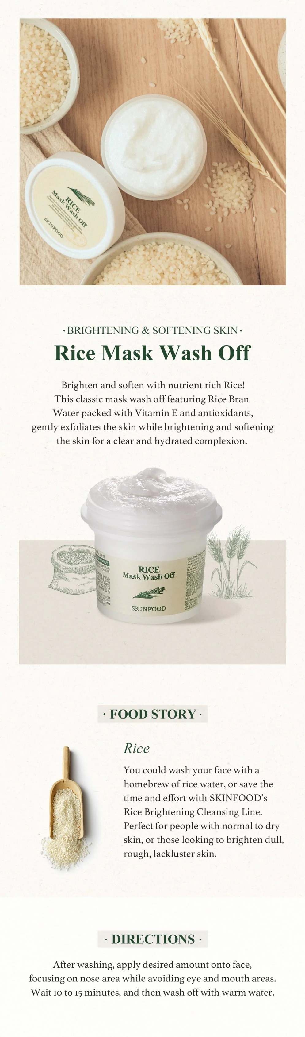 Skinfood Rice Mask Wash Off - Image 4