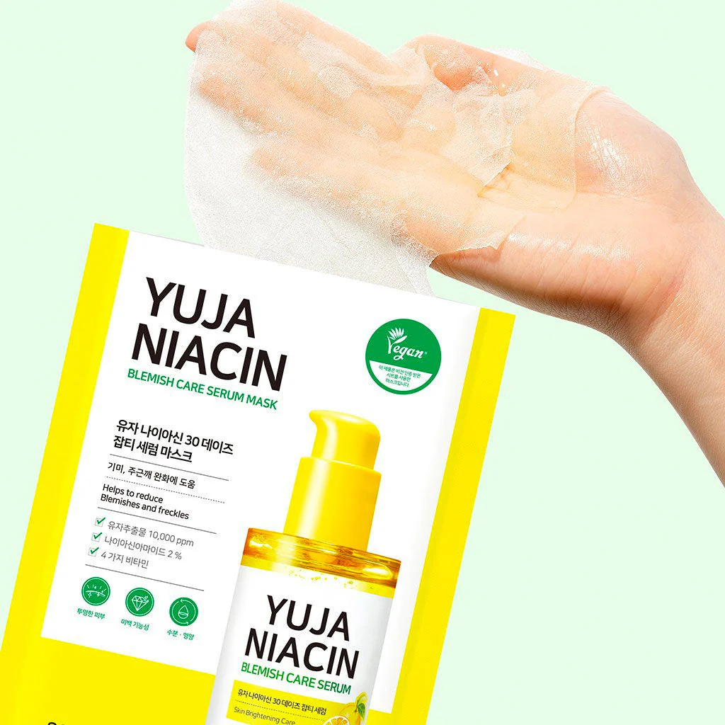 Some By Mi Yuja Niacin 30 Days Blemish Care Serum Mask 1Pcs - Image 2